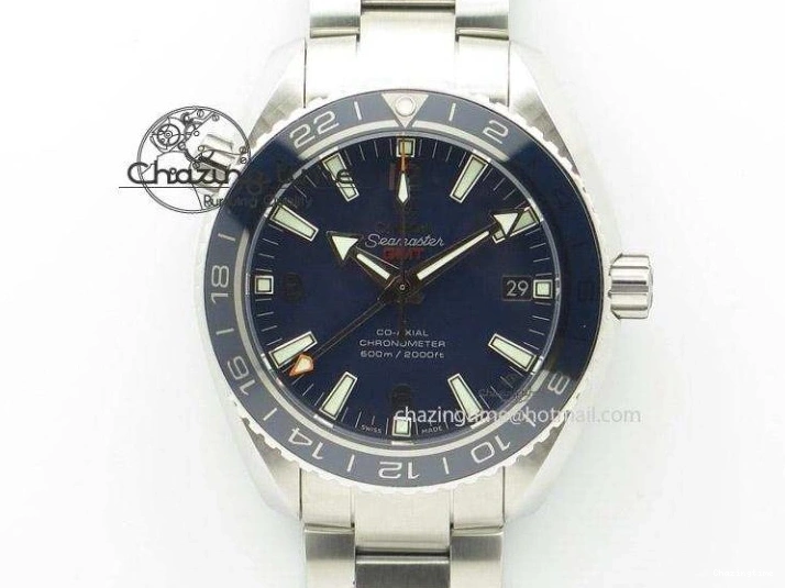 1230 Sleek Planet Ocean Professional Ceramic Bezel 42mm 1:1 MK Best Edition Silver Markers On SS Bracelet A 8085